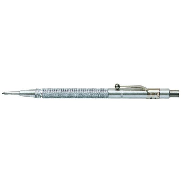 General Tools ScriberEtching Pen with Magnet, Straight Tip, Tungsten Carbide Tip, 5716 in OAL, Knurled Handle 88CM